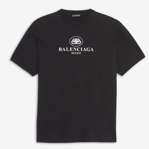 Balenciaga black tshirt XS